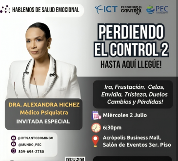 Dra. Alexandra Hichez revelará herramientas clave para el manejo emocional en evento especial