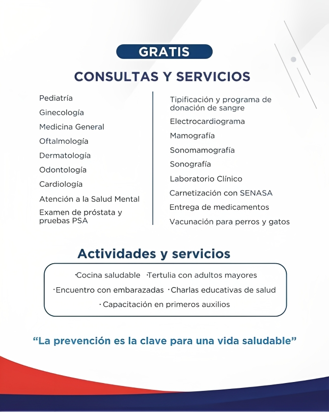 Ministerio de Salud Pública realizará jornada médica gratuita en Hato del Yaque, Santiago Ministerio de Salud Pública realizará jornada médica gratuita en Hato del Yaque, Santiago