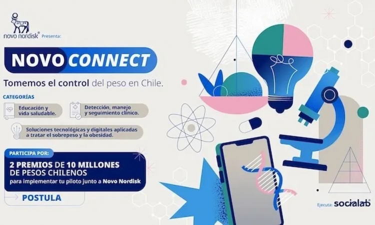Novo Nordisk y Socialab lanzan ‘NovoConnect 2025’ para enfrentar la obesidad en Chile