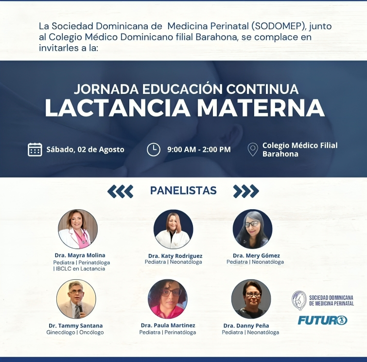 SODOMEP y Colegio Médico de Barahona iniciarán jornada educativa sobre lactancia materna SODOMEP y Colegio Médico de Barahona iniciarán jornada educativa sobre lactancia materna