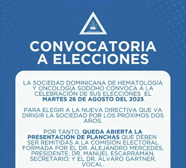 SODOHO convoca a elecciones para renovar su directiva 2025-2027
