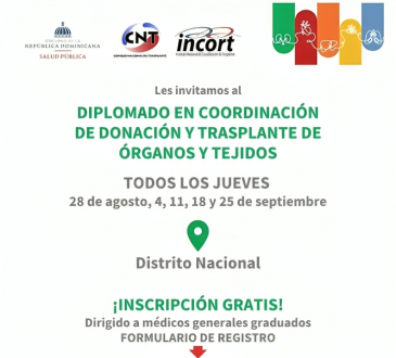 INCORT ofrece diplomado en coordinación de donación y trasplantes