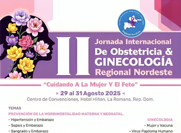 Sociedad de Obstetricia y Ginecología Regional Nordeste invita a participar en la II Jornada Internacional 'Cuidando a la Mujer y al Feto'