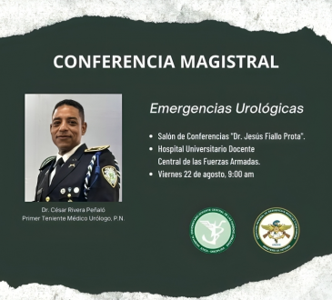 Hospital Central Fuerzas Armadas organiza conferencia sobre emergencias urológicas
