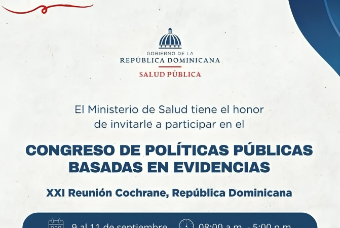 Salud Pública invita a participar en el Congreso de Políticas Públicas Basadas en Evidencias