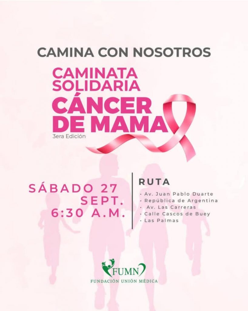 Fundación Unión Médica invita a caminata por la prevención del cáncer de mama Fundación Unión Médica invita a caminata por la prevención del cáncer de mama