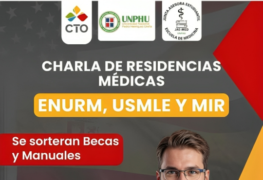 JAEMED-UNPHU invita a participar en conferencia exclusiva sobre Residencias Médicas para médicos internos