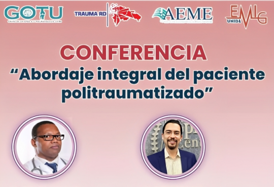 EMIG-UNIBE y Trauma RD organizan conferencia sobre abordaje integral del paciente politraumatizado