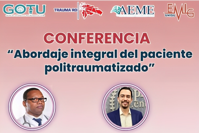 EMIG-UNIBE y Trauma RD organizan conferencia sobre abordaje integral del paciente politraumatizado