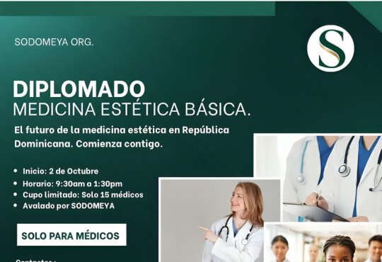 Sodomeya invita a participar en Diplomado de Medicina Estética Básico para médicos