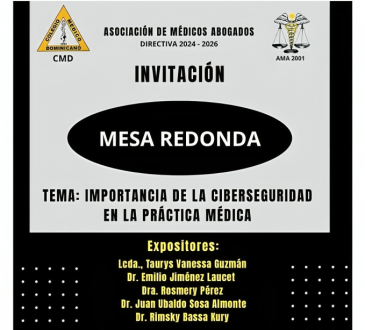 Asociación de Médicos Abogados y CMD analizarán impacto de ciberseguridad en práctica médica