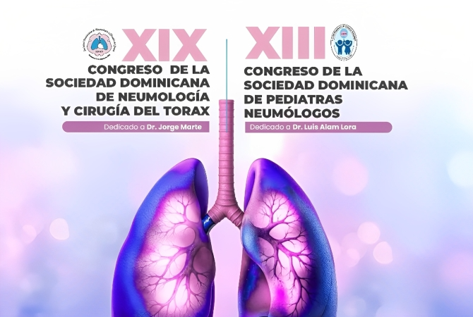 Neumólogos y Pediatras Neumólogos dominicanos celebrarán congreso internacional en Punta Cana