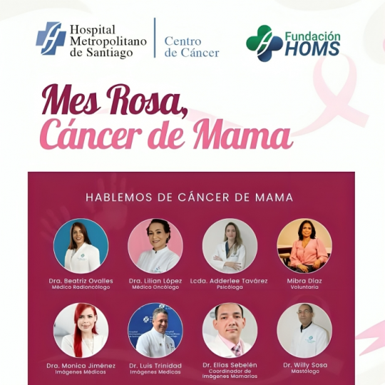 HOMS organiza jornada de concientización sobre cáncer de mama con apoyo de especialistas