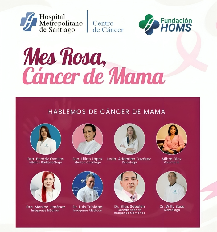 HOMS organiza jornada de concientización sobre cáncer de mama con apoyo de especialistas