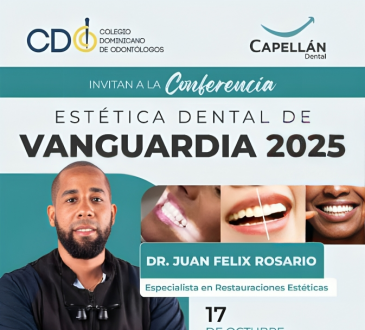 Colegio Dominicano de Odontólogos invita a participar en conferencia gratuita sobre estética dental de vanguardia