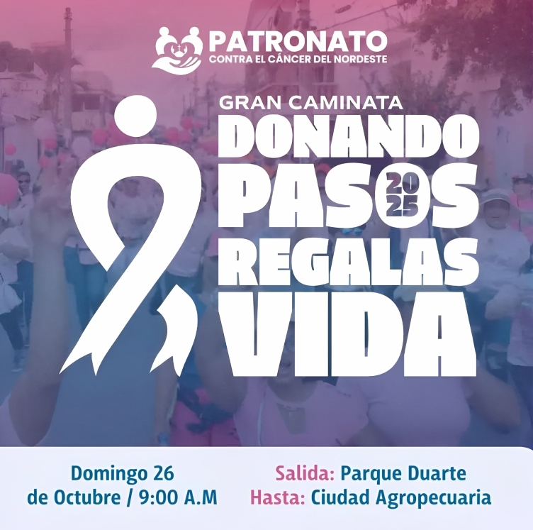 Asociación de Estudiantes de Medicina UASD SFM invita a la caminata "Donando Pasos, Regalas Vidas 2025" Asociación de Estudiantes de Medicina UASD SFM invita a la caminata "Donando Pasos, Regalas Vidas 2025"