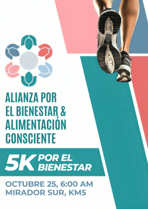 Alianza por el Bienestar convoca a carrera 5K para promover salud y alimentación consciente