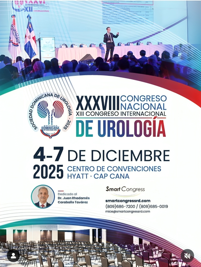Sociedad de Urología se actualizará en congreso científico del 4 al 7 de diciembre