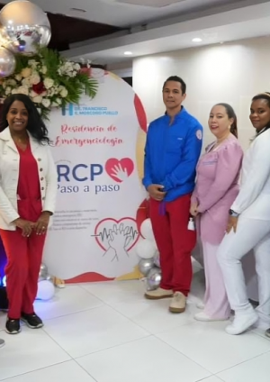 Hospital Moscoso Puello capacita a personal en Reanimación Cardiopulmonar (RCP)