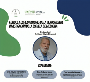 JAEMED-UNPHU invita a participar en la III Jornada de Investigación con foco en inteligencia artificial y bioética