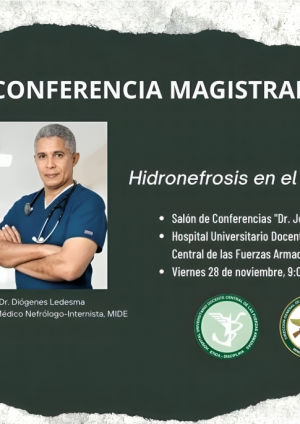 Hospital de las Fuerzas Armadas invita a conferencia sobre hidronefrosis en el embarazo