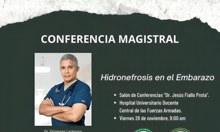 Hospital de las Fuerzas Armadas invita a conferencia sobre hidronefrosis en el embarazo
