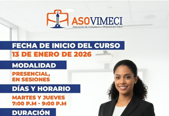 ASOVIMECI anuncia curso especializado en marketing para visitadores médicos