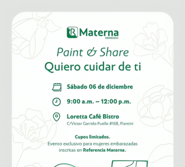 Experiencia "Quiero cuidar de ti" de Referencia Laboratorio Clínico agota cupos para embarazadas