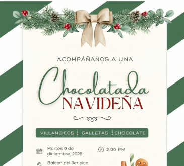 JAEMED-UNPHU invita a participar en chocolatada navideña para comunidad universitaria
