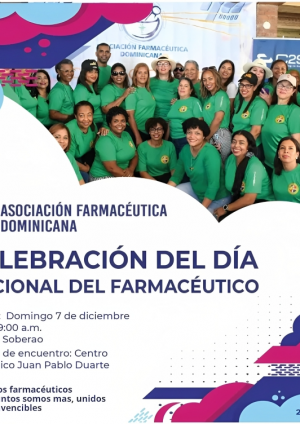 Asociación Farmacéutica Dominicana conmemorará el Día Nacional del Farmacéutico en Jornada Especial