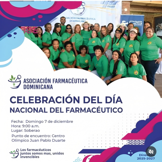 Asociación Farmacéutica Dominicana conmemorará el Día Nacional del Farmacéutico en Jornada Especial