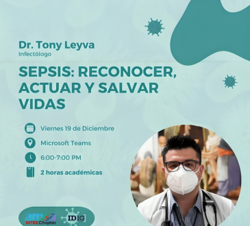 AMSA-INTEC organiza encuentro virtual sobre sepsis con experto en infectología