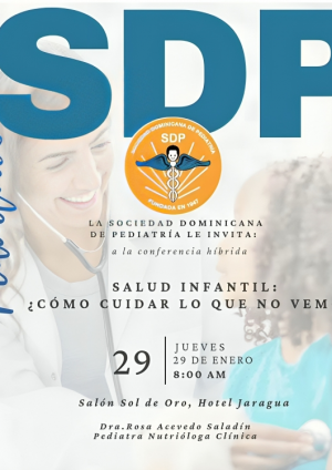 Sociedad Dominicana de Pediatría abre su agenda 2026 con conferencia sobre salud infantil integral