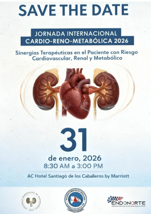 Especialistas convocan a Jornada Internacional Cardio-Reno-Metabólica 2026 en Santiago