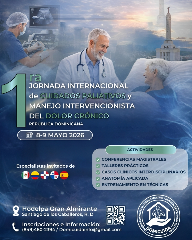 Sociedad de Cuidados Paliativos anuncia Primera Jornada y Curso-Taller en Santiago para transformar el Manejo del Dolor Sociedad de Cuidados Paliativos anuncia Primera Jornada y Curso-Taller en Santiago para transformar el Manejo del Dolor