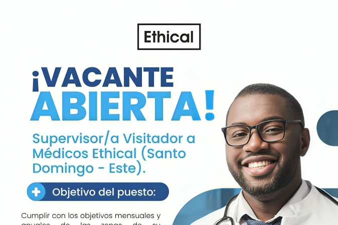 Ethical busca profesional con experiencia para supervisar equipo de visitadores médicos