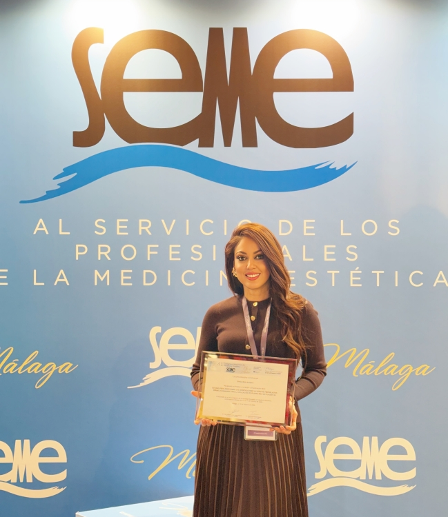 Presidente de ADOMELL es galardonada con "Best Article Award" en España por investigación sobre Geles Inyectables para Medicina Estética