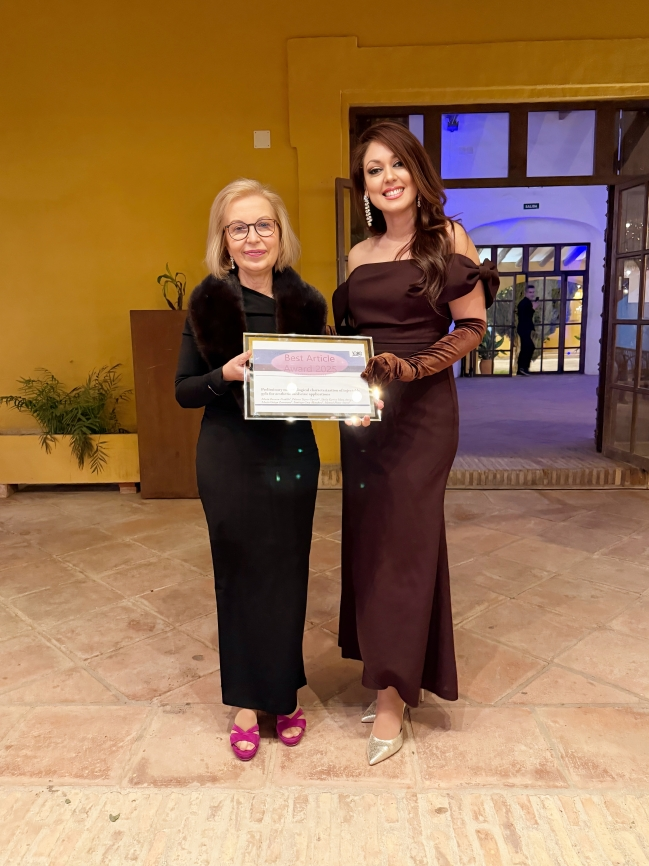 Presidente de ADOMELL es galardonada con "Best Article Award" en España por investigación sobre Geles Inyectables para Medicina Estética Presidente de ADOMELL es galardonada con "Best Article Award" en España por investigación sobre Geles Inyectables para Medicina Estética