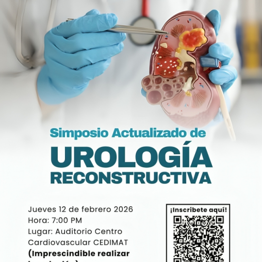 CEDIMAT invita a participar en Simposio Actualizado de Urología Reconstructiva para el 12 de febrero