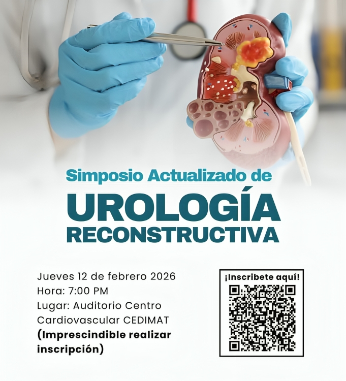 CEDIMAT invita a participar en Simposio Actualizado de Urología Reconstructiva para el 12 de febrero