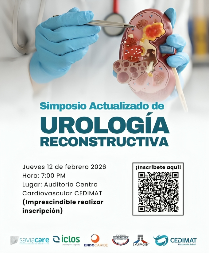 CEDIMAT invita a participar en Simposio Actualizado de Urología Reconstructiva para el 12 de febrero CEDIMAT invita a participar en Simposio Actualizado de Urología Reconstructiva para el 12 de febrero