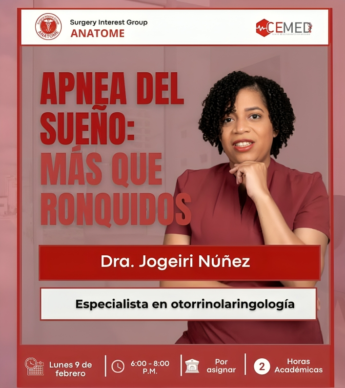 CEMED-INTEC invita a participar en charla sobre el Impacto Clínico de la Apnea del Sueño CEMED-INTEC invita a participar en charla sobre el Impacto Clínico de la Apnea del Sueño