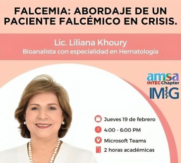 AMSA-INTEC convoca a charla virtual sobre Abordaje del Paciente Falcémico en Crisis con especialista en Hematología