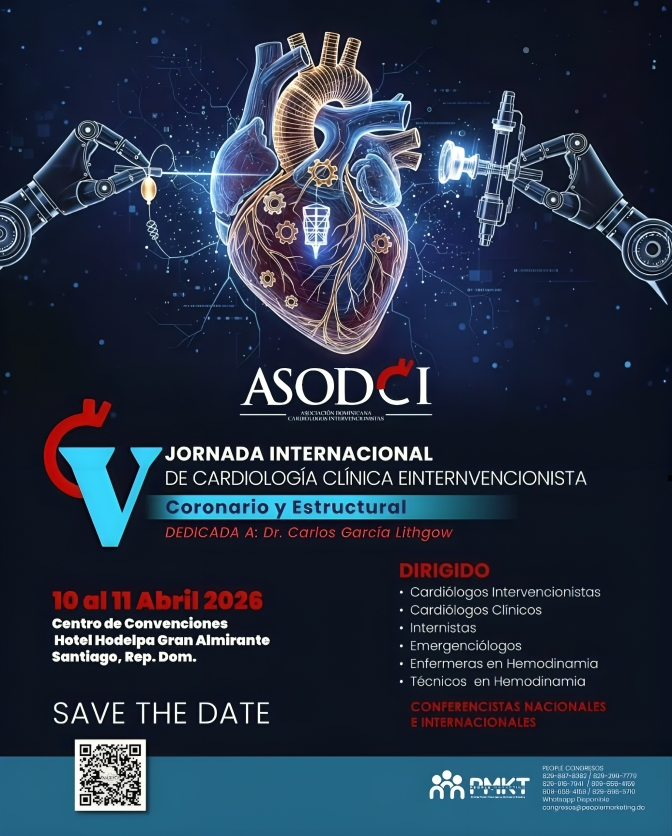 ASODCI invita a V Jornada Internacional de Cardiología Clínica e Intervencionista en Santiago