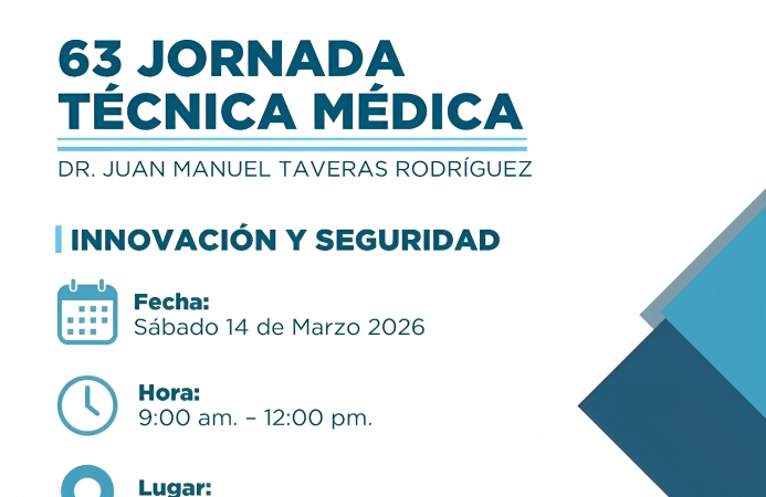 CEDIMAT invita a su 63° Jornada Técnica Médica Dr. Manuel Taveras Rodríguez