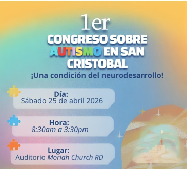 Colegio Dominicano de Psicólogos invita a participar en 1er Congreso sobre Autismo en San Cristóbal
