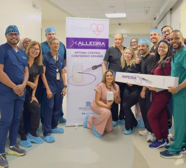 Cedimat se convierte en el primer centro de Latinoamérica en implantar válvula aórtica Allegra con sistema Imperia