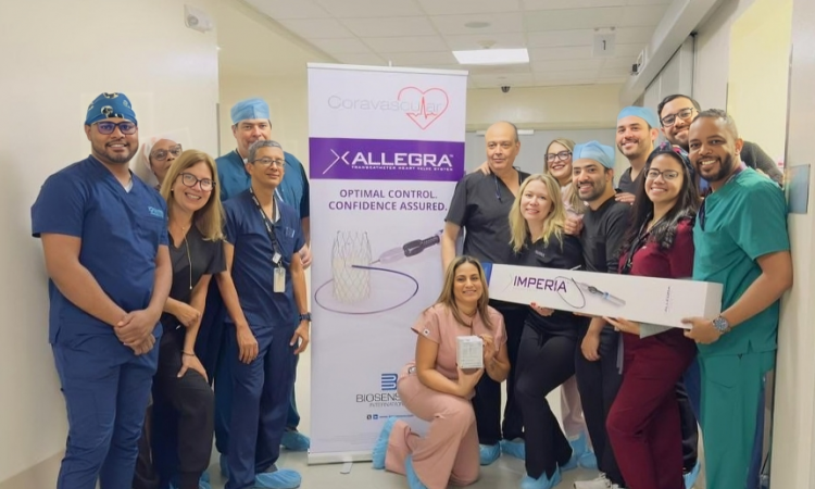 Cedimat se convierte en el primer centro de Latinoamérica en implantar válvula aórtica Allegra con sistema Imperia