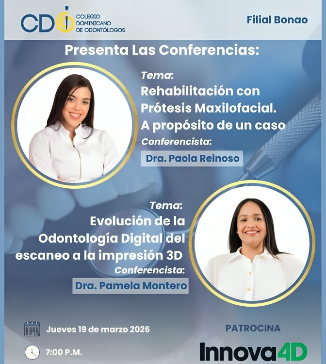 Especialistas abordarán rehabilitación maxilofacial y tecnología 3D en jornada odontológica en Bonao