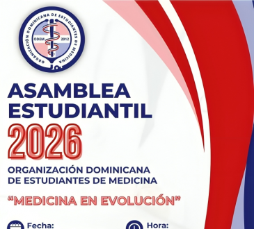 Organización Dominicana de Estudiantes de Medicina invita a Asamblea Estudiantil ODEM 2026